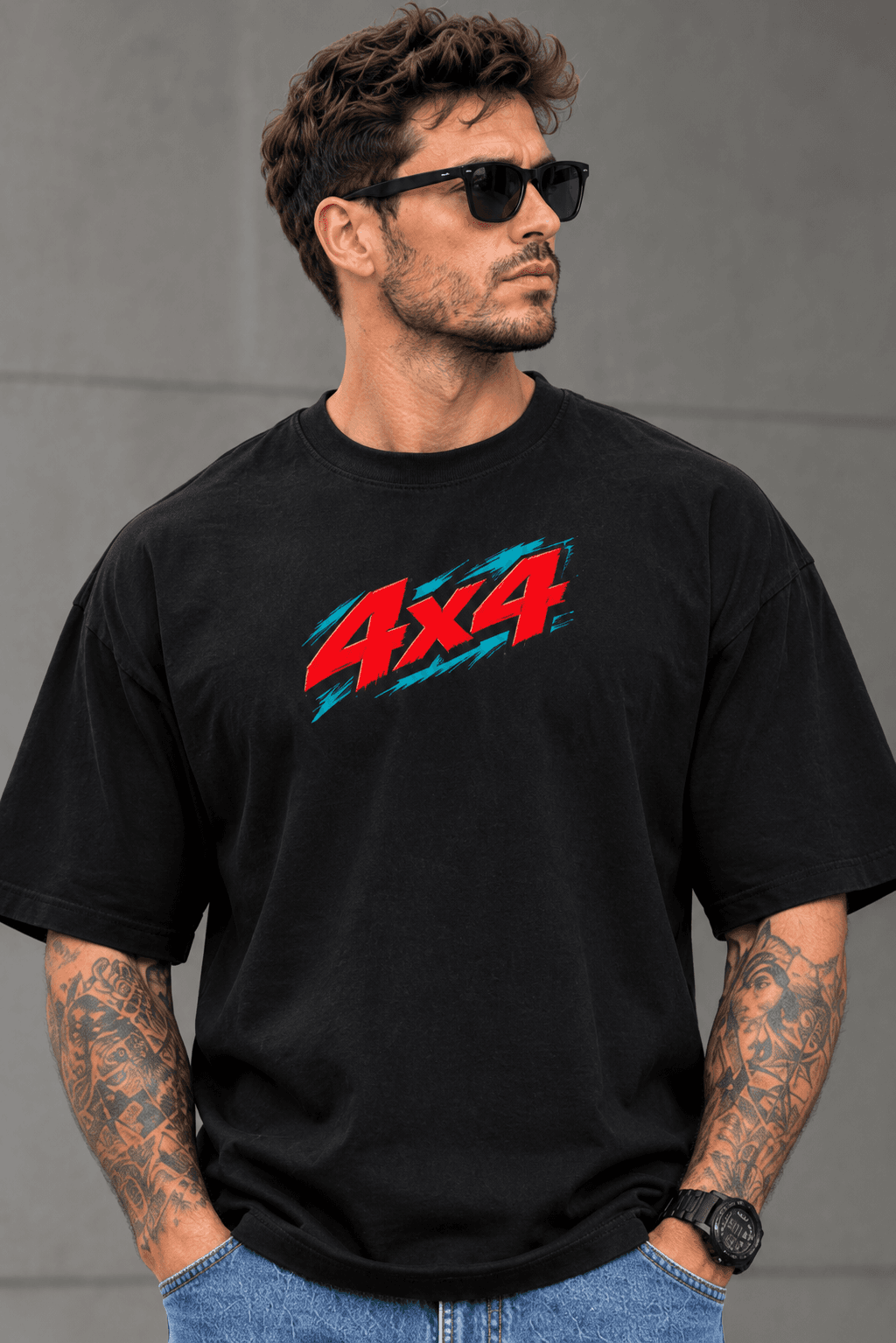 Men's Printed Oversized T-Shirt