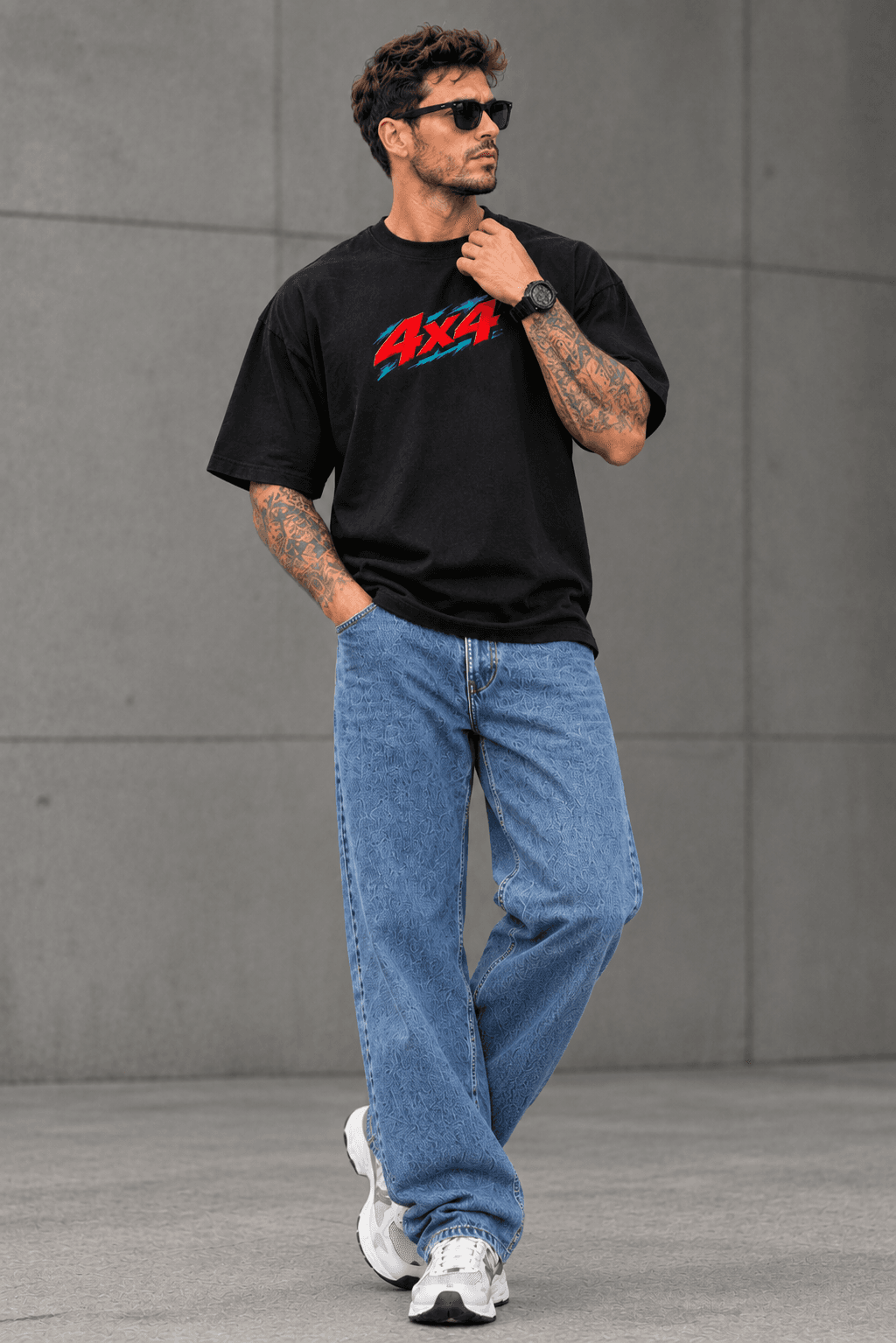 Men's Printed Oversized T-Shirt